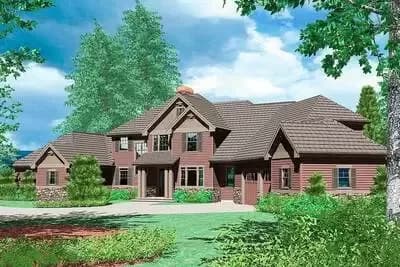 Two Story Plan with In-law Suite