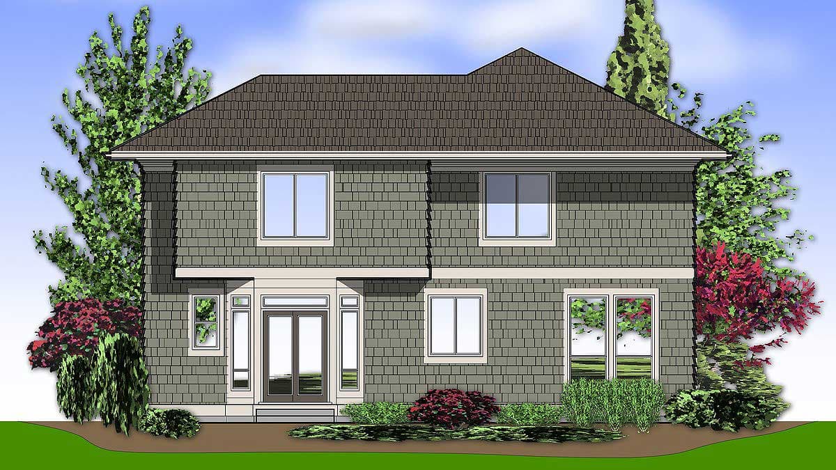 Plan 6924AM: 3 Bed House For an Up-Sloping Lot - 2262 Sq Ft - Image #27 - Contemporary, Northwest