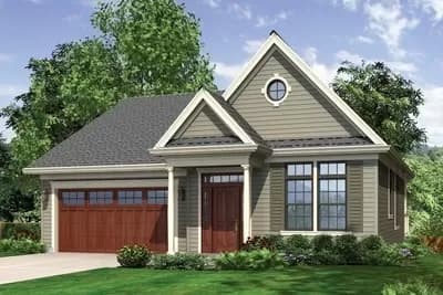 Colonial Plan for a Down Slope