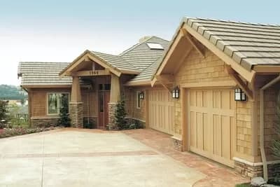 Spacious Hillside Craftsman Home Plan
