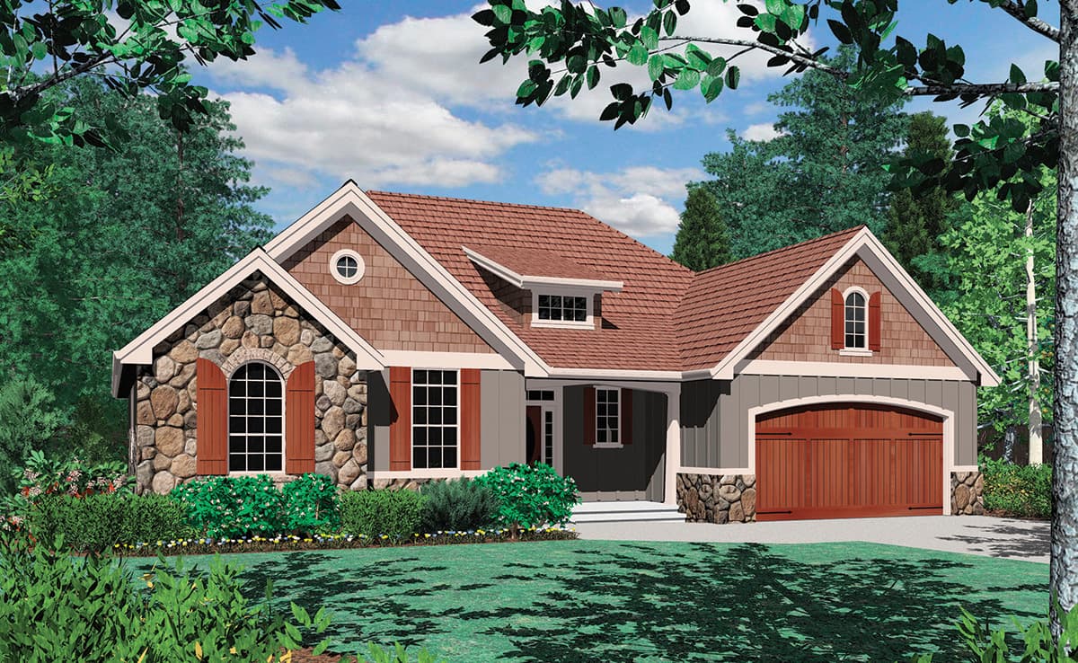 Plan 6929AM: Ideal for Empty Nesters or First-time Buyers - Image #9 - Craftsman, Northwest