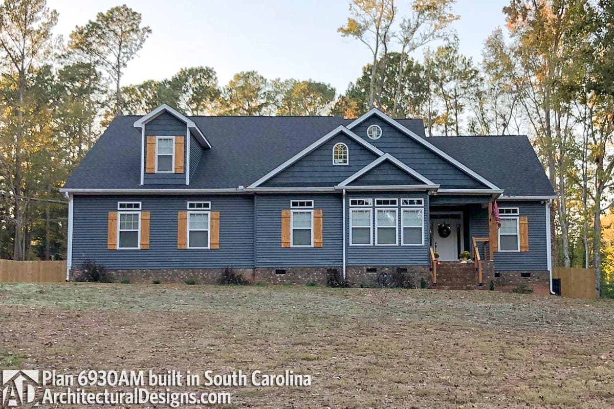 Plan 6930AM: Charming Country Craftsman House Plan - Image #4 - Country, Craftsman, Traditional