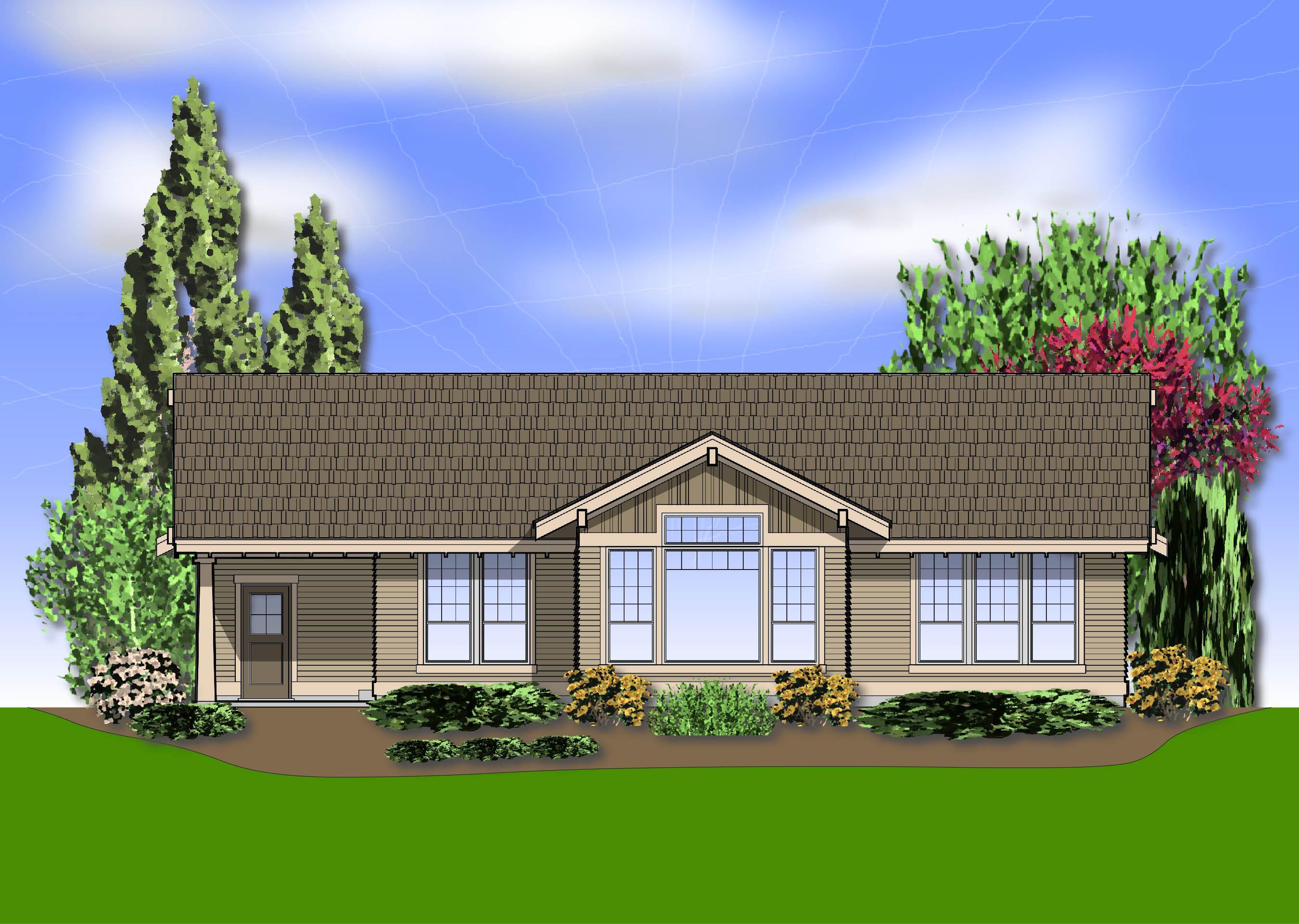 Plan 6933AM: Classic One-Story Craftsman House Plan - 1728 Sq Ft - Image #4 - Craftsman, Northwest, Ranch