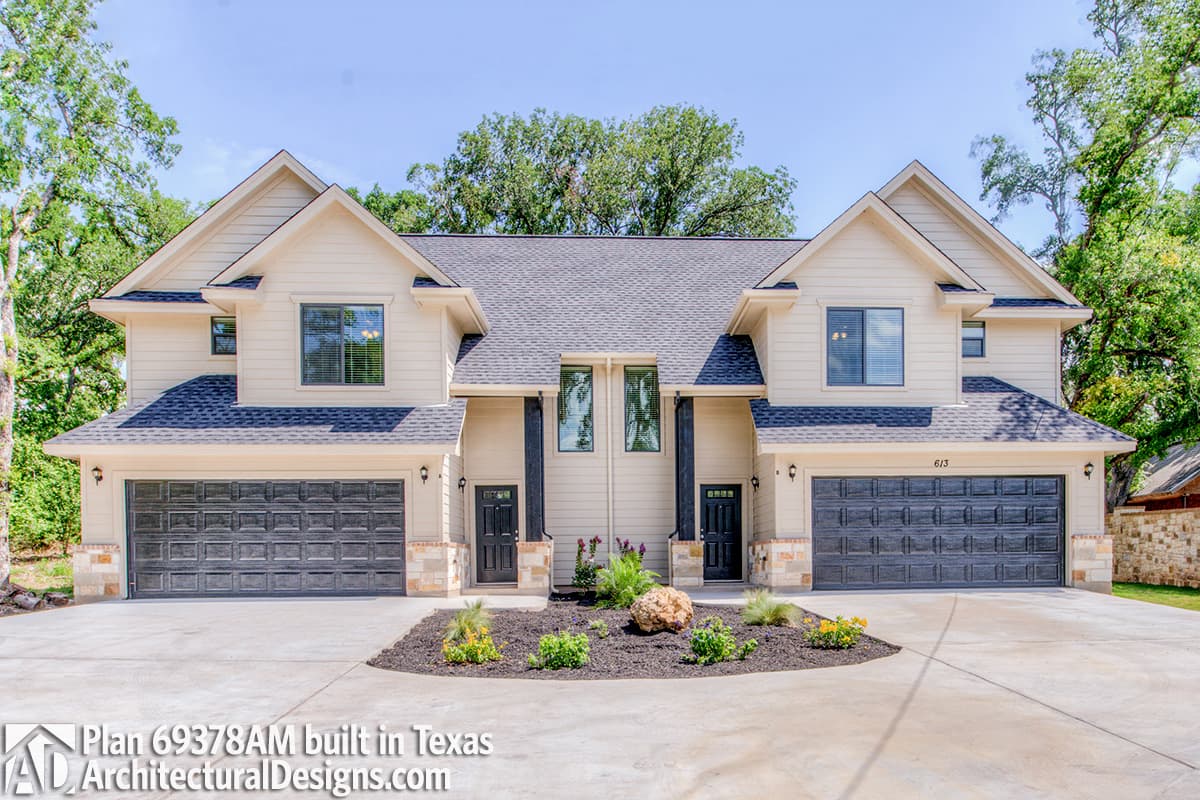 build gallery item - House Plan 69378AM built in Texas