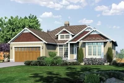 House Plan for a Rear Sloping Lot with Flex Room - 2811 Sq Ft