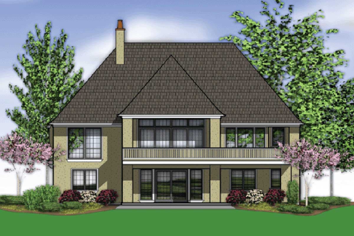 Plan 69405AM: French Country House Plan With Outdoor Living Room - Image #11 - Colonial, European, French Country, Northwest, Traditional