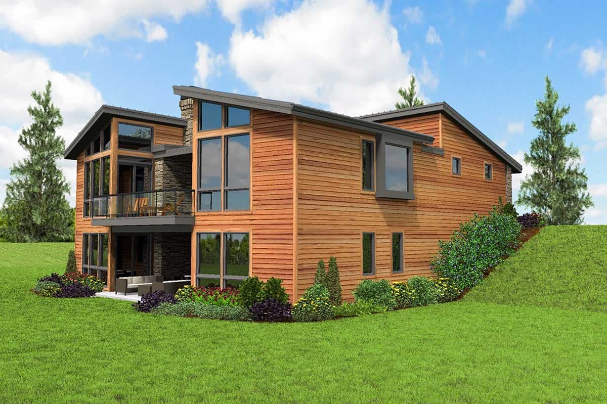 Plan 69406AM: Modern Chic - Image #10 - Mid Century Modern, Modern, Northwest
