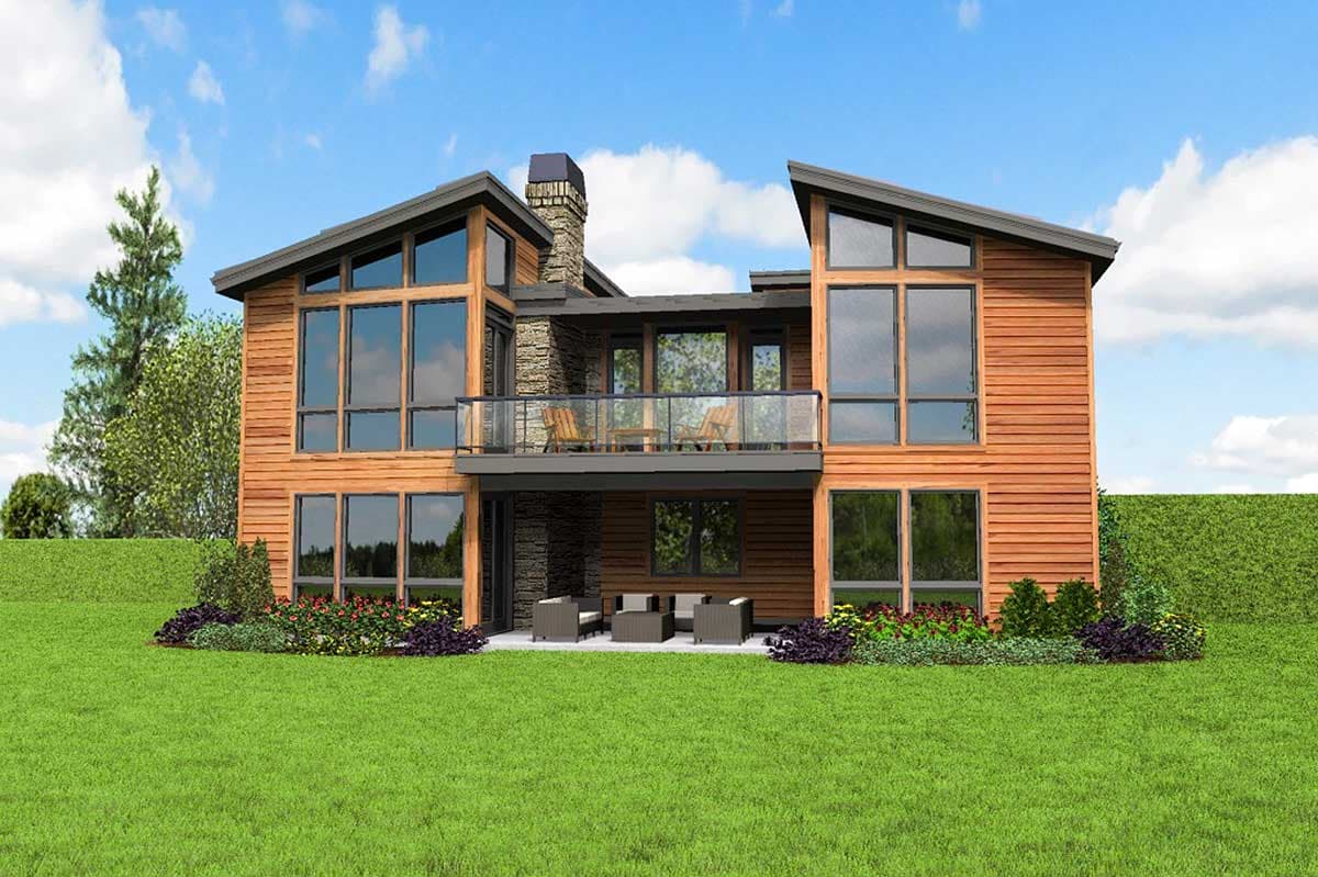 Plan 69406AM: Modern Chic - Image #11 - Mid Century Modern, Modern, Northwest