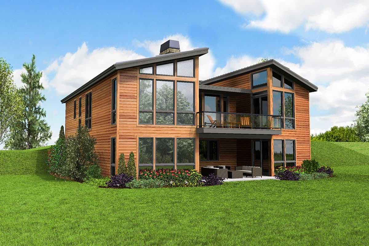 Plan 69406AM: Modern Chic - Image #12 - Mid Century Modern, Modern, Northwest