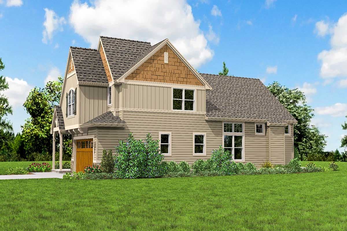 Plan 69412AM: Traditional Home Plan with Two Master Bedrooms - Image #11 - Craftsman, Northwest