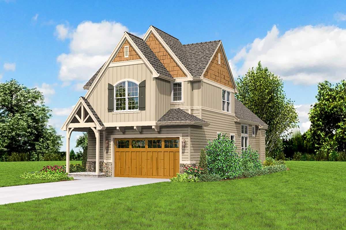 Plan 69412AM: Traditional Home Plan with Two Master Bedrooms - Image #12 - Craftsman, Northwest