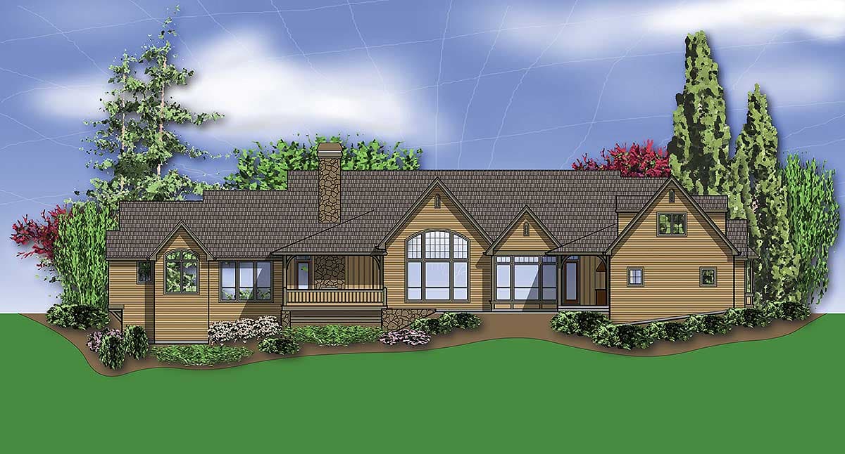 Plan 6942AM: Satisfying Single-Story House Plan - 3940 Sq Ft - Image #15 - Ranch, Traditional