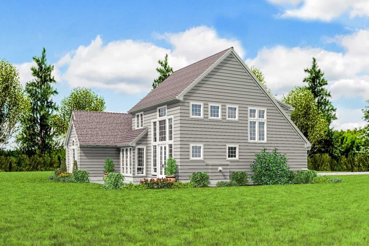 Plan 69433AM: Tall, Dark & Handsome - in Two Versions - Image #11 - Country, Craftsman, European, Tudor
