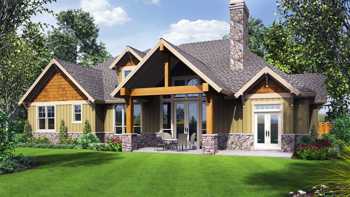 Plan 69434AM: 3-Bed Craftsman House Plan with Vaulted Great Room - 2735 Sq Ft - Image #22 - Craftsman, Northwest