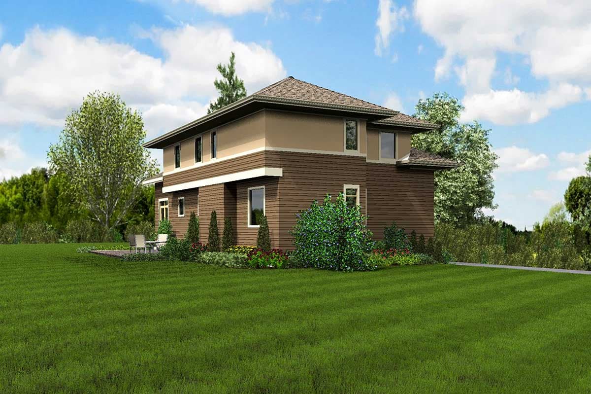 Plan 69453AM: Modern Prairie House Plan For Upsloping Hillside Lots - Image #10 - Contemporary, Modern, Northwest, Prairie