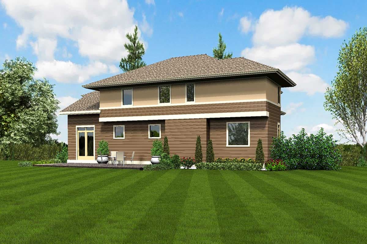 Plan 69453AM: Modern Prairie House Plan For Upsloping Hillside Lots - Image #11 - Contemporary, Modern, Northwest, Prairie