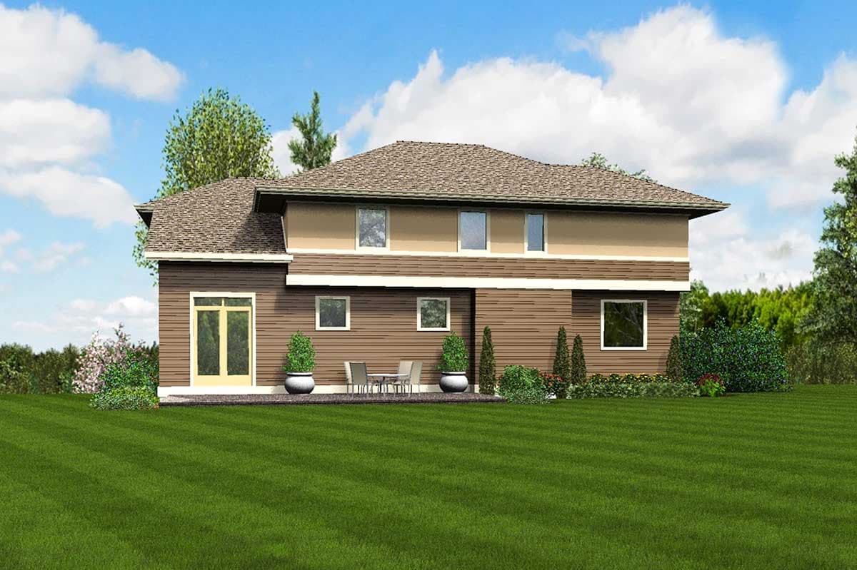 Plan 69453AM: Modern Prairie House Plan For Upsloping Hillside Lots - Image #12 - Contemporary, Modern, Northwest, Prairie