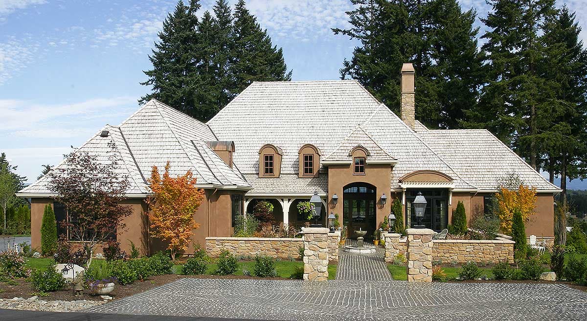 Plan 69460AM: Classic French Country House Plan with 3 Bedrooms - 4352 Sq Ft - Image #4 - European, French Country