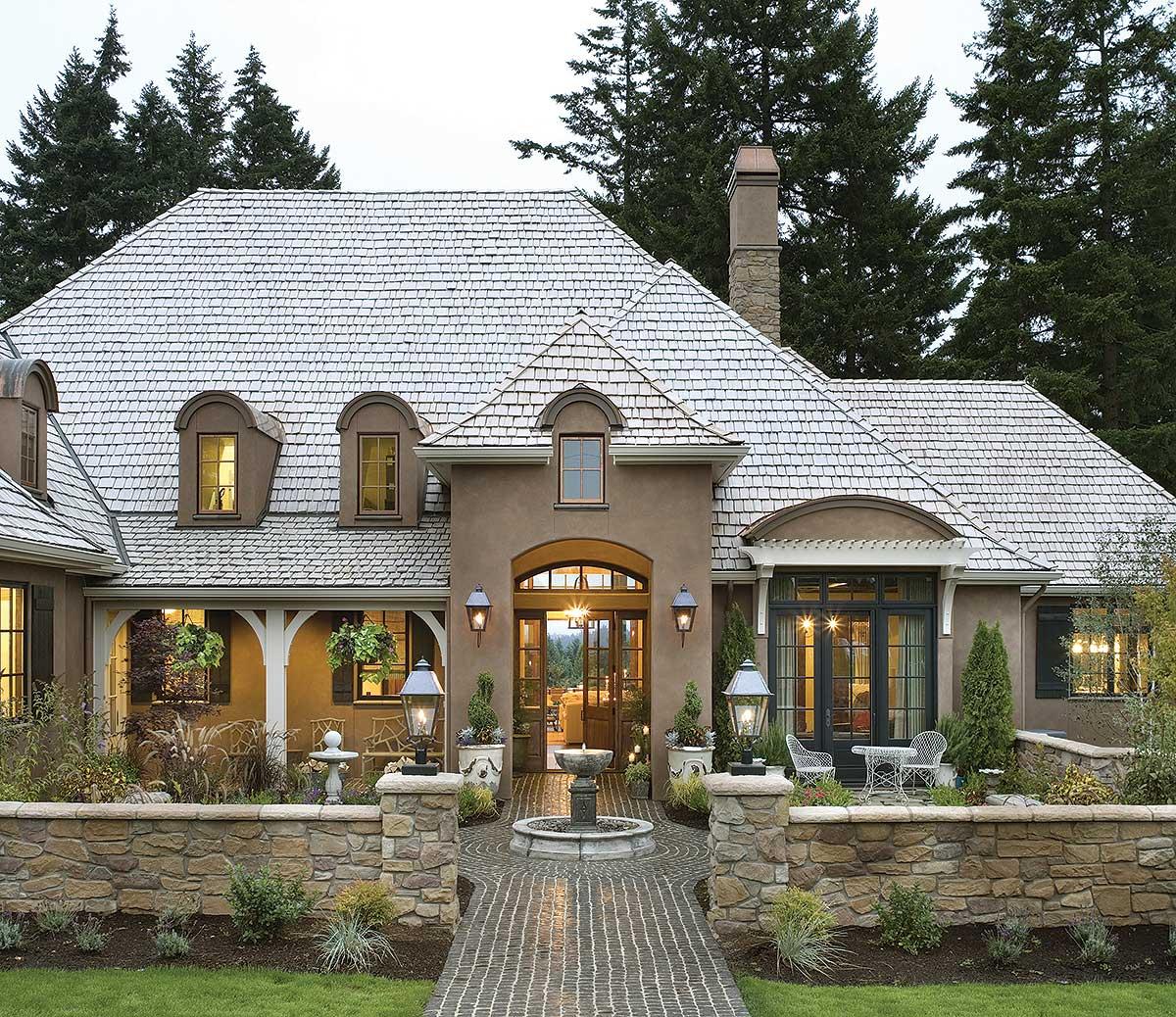 Plan 69460AM: Classic French Country House Plan with 3 Bedrooms - 4352 Sq Ft - Image #5 - European, French Country