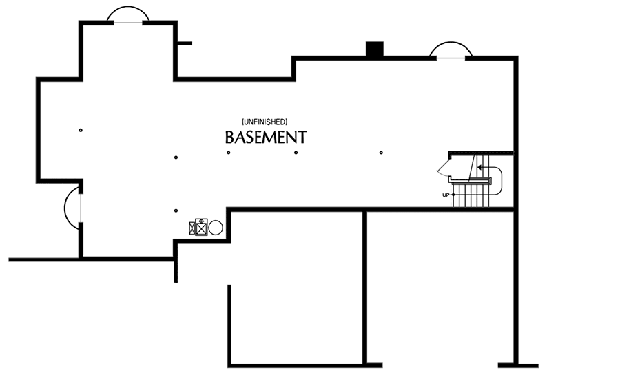 Plan 69477AM: Contemporary with Options - Floor Plan - Lower Level - Contemporary, Mid Century Modern, Modern