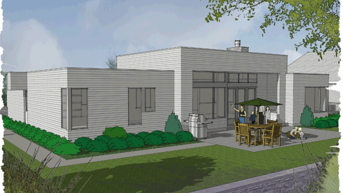 Plan 69477AM: Contemporary with Options - Image #5 - Contemporary, Mid Century Modern, Modern