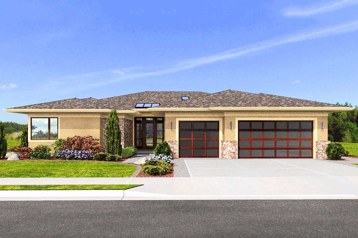Plan 69495AM: Efficiency At Its Best - Image #28 - Contemporary, Mid Century Modern, Northwest, Prairie, Ranch