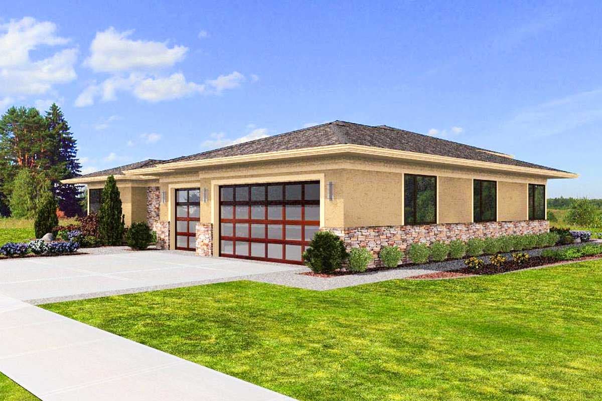 Plan 69495AM: Efficiency At Its Best - Image #39 - Contemporary, Mid Century Modern, Northwest, Prairie, Ranch