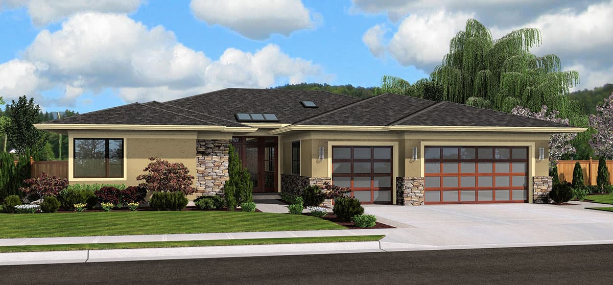 Plan 69495AM: Efficiency At Its Best - Image #27 - Contemporary, Mid Century Modern, Northwest, Prairie, Ranch