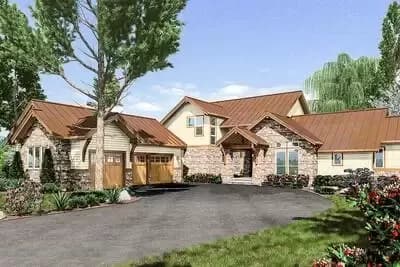 Entertainer's Dream with Vaulted Ceilings