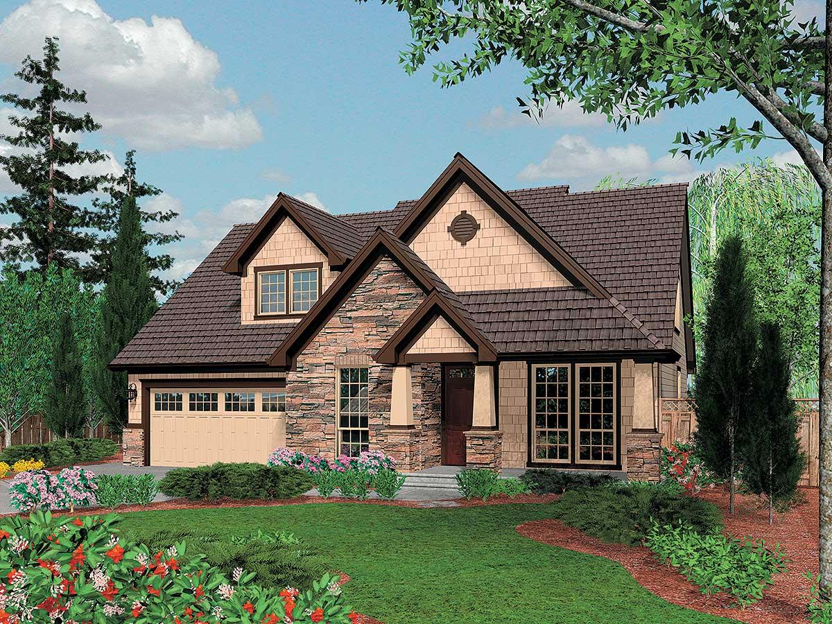 Plan 6950AM: Charming Craftsman Home Plan - Image #8 - Cottage, Craftsman, Northwest