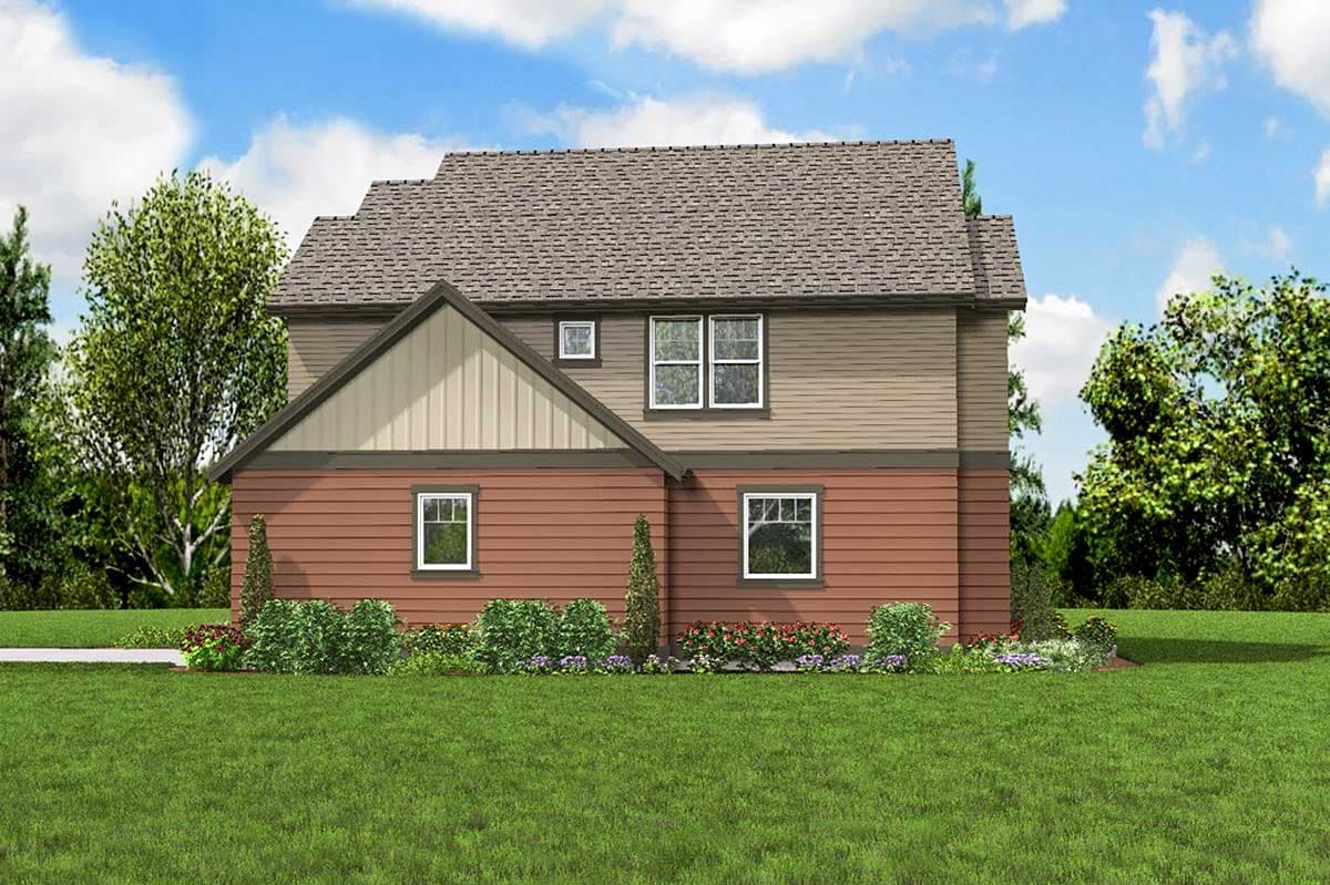 Plan 69501AM: Narrow Lot Craftsman Home Plan - Image #9 - Craftsman, Northwest