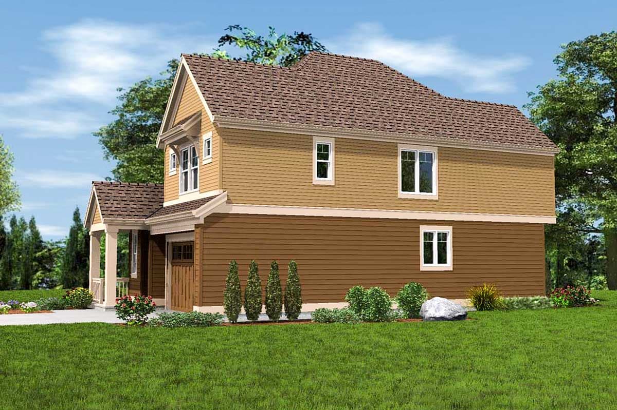 Plan 69502AM: Craftsman House Plan Designed for a Narrow Lot - 1851 Sq Ft - Architectural Designs - Image #10 - Northwest, Traditional