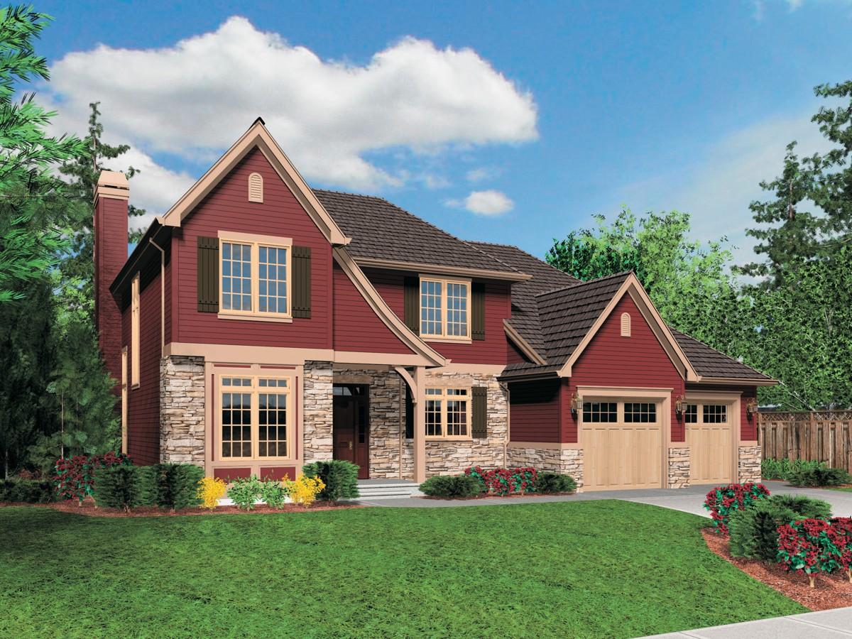 Plan 6951AM: Easy-Living Floor Plan with Two Flex Rooms - 2277 Sq Ft - Image #6 - European, Traditional