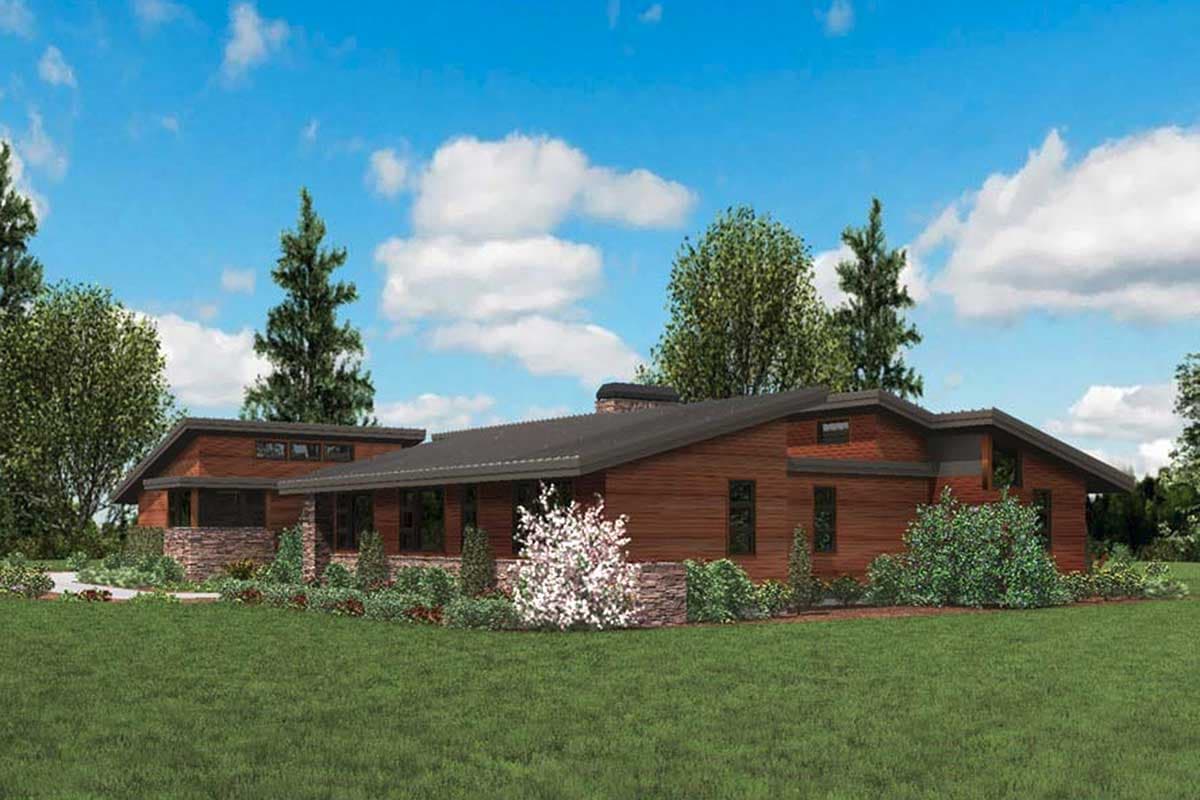 Plan 69510AM: Stunning Contemporary Ranch Home Plan - Image #24 - Contemporary, Mid Century Modern, Northwest, Ranch