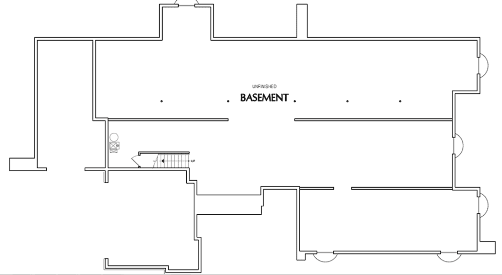 Plan 69510AM: Stunning Contemporary Ranch Home Plan - Floor Plan - Unfinished Basement - Contemporary, Mid Century Modern, Northwest, Ranch