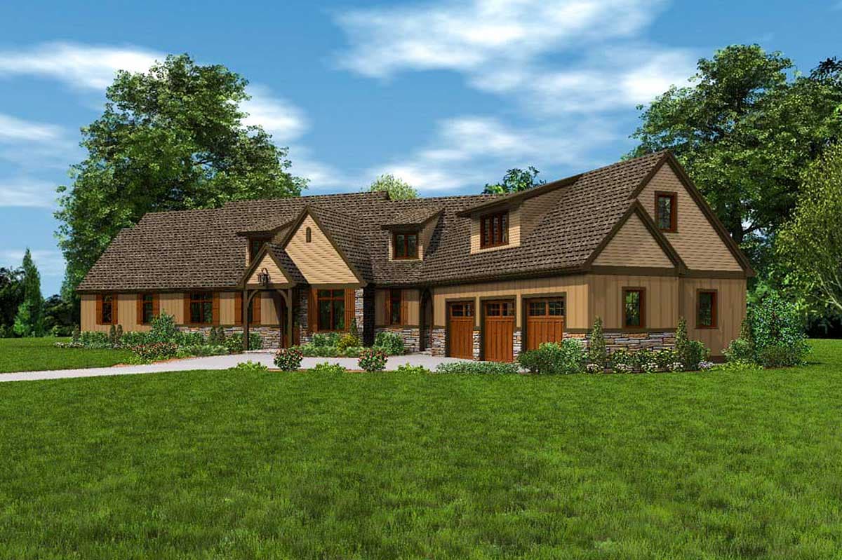 Plan 69511AM: Mountain Home Plan Ideal for Acreage - Image #12 - Craftsman, Mountain