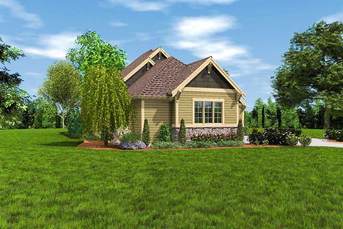 Plan 69513AM: 4-Bedroom Craftsman House Plan with Two Master Suites - Image #23 - Craftsman, Northwest