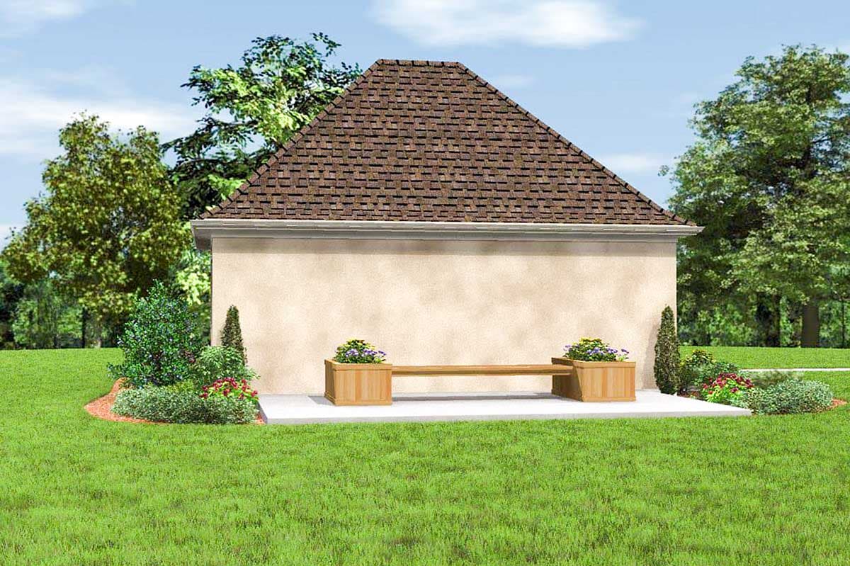 Plan 69516AM: Charming Detached 2-Car Garage - Image #8 - Acadian, European, French Country, Southern