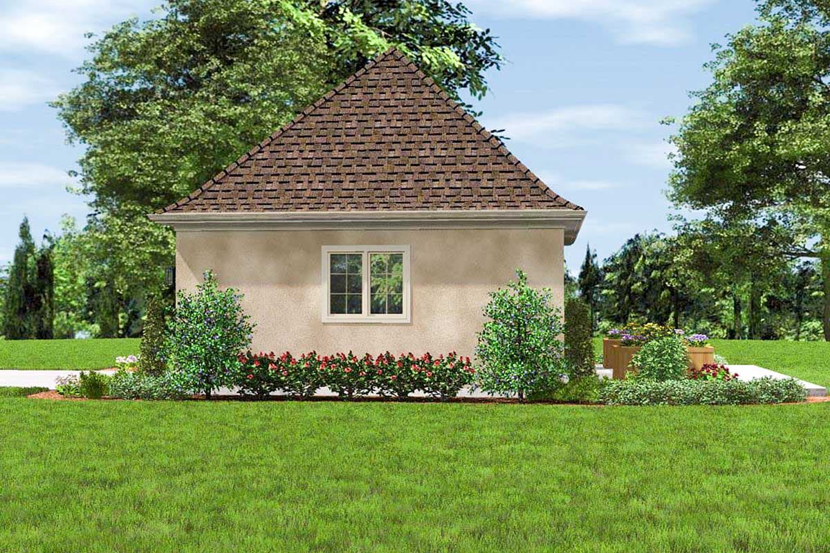 Plan 69516AM: Charming Detached 2-Car Garage - Image #10 - Acadian, European, French Country, Southern