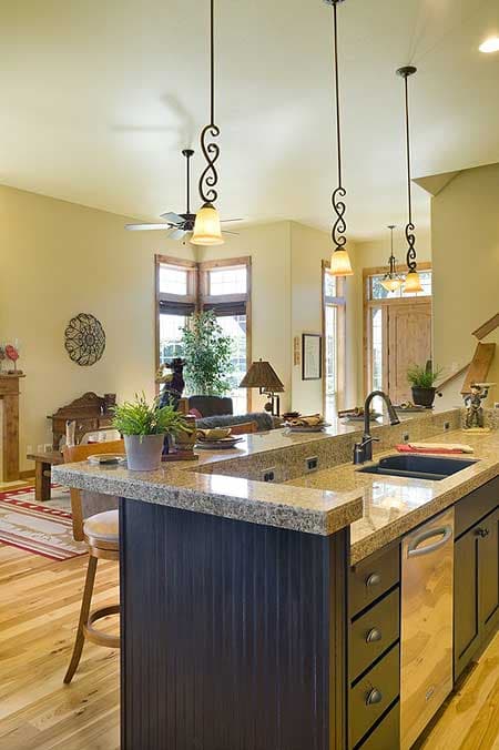 Plan 6952AM: Two-Story Home Plan with Open Living Area - Image #5 - Traditional