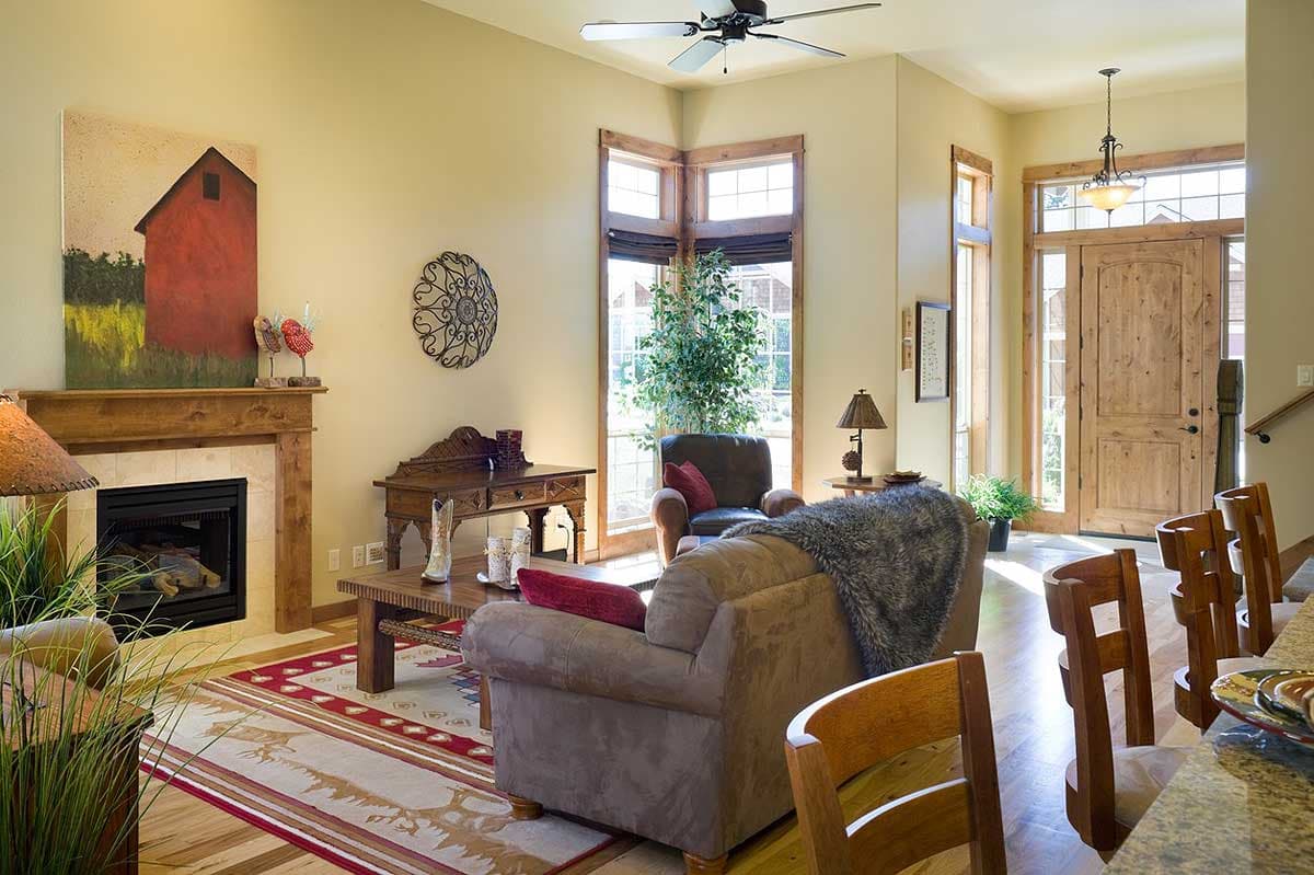 Plan 6952AM: Two-Story Home Plan with Open Living Area - Image #7 - Traditional