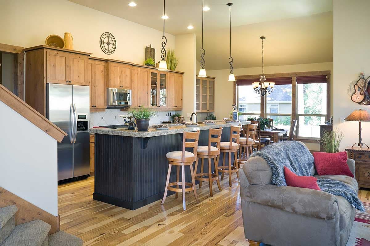 Plan 6952AM: Two-Story Home Plan with Open Living Area - Image #4 - Traditional