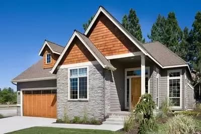 Two-Story Home Plan with Open Living Area