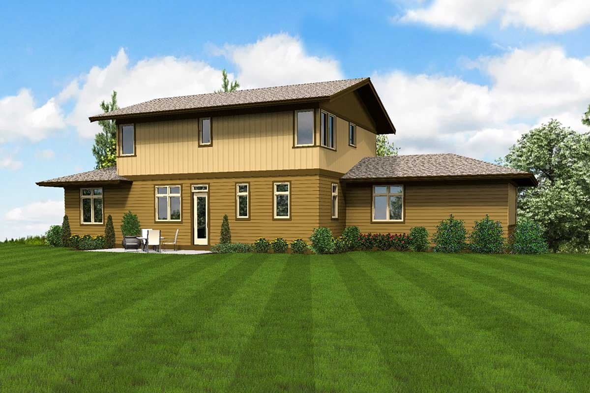 Plan 69520AM: Craftsman for Uphill Sloping Lot - Image #6 - Craftsman, Northwest