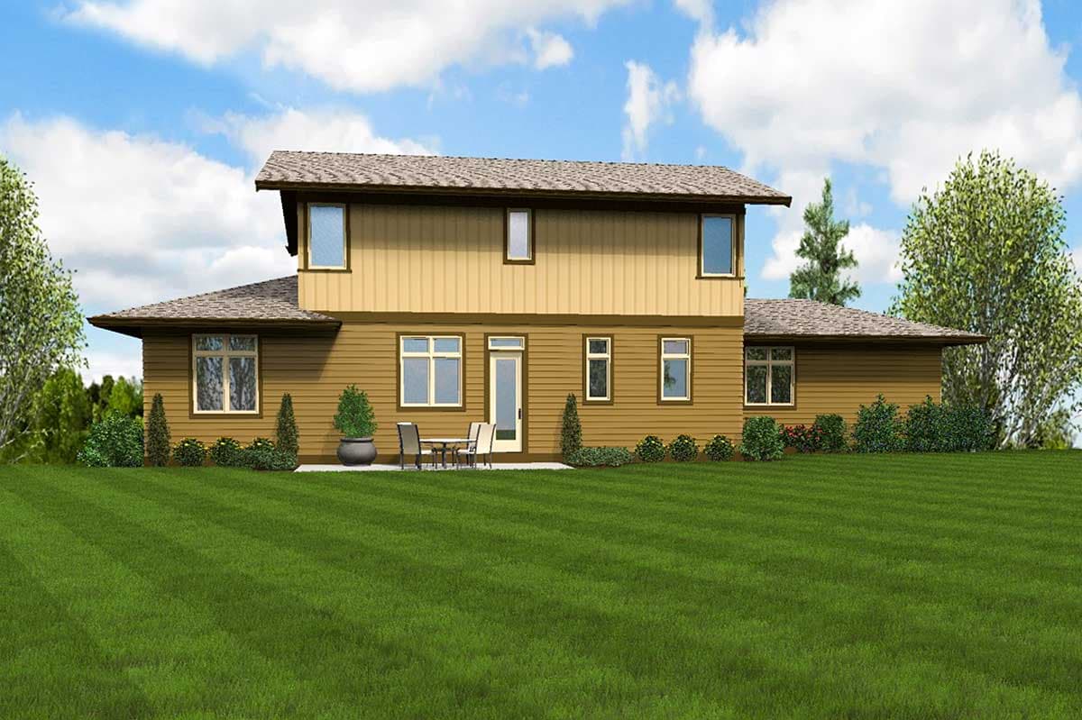 Plan 69520AM: Craftsman for Uphill Sloping Lot - Image #8 - Craftsman, Northwest