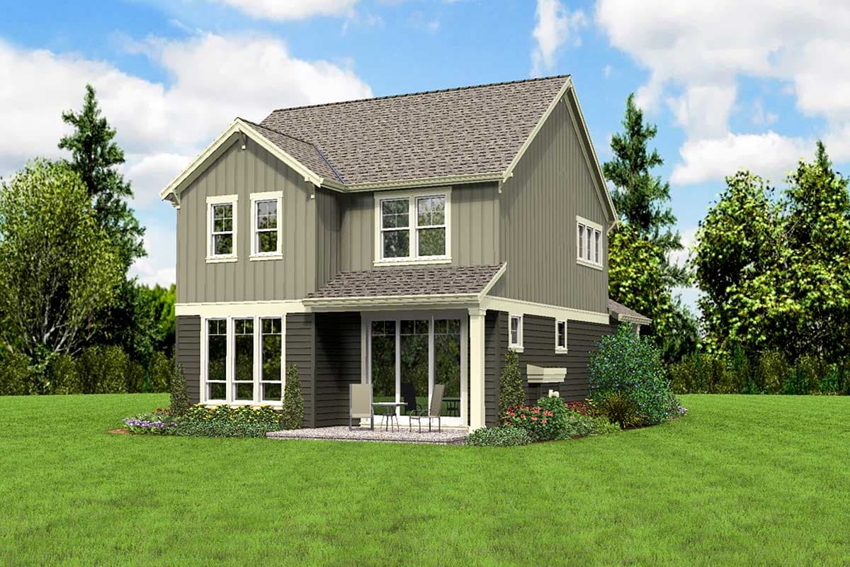 Plan 69522AM: Craftsman Cottage With Gabled Entry - 1635 Sq Ft - Image #7 - Craftsman, Northwest, Shingle