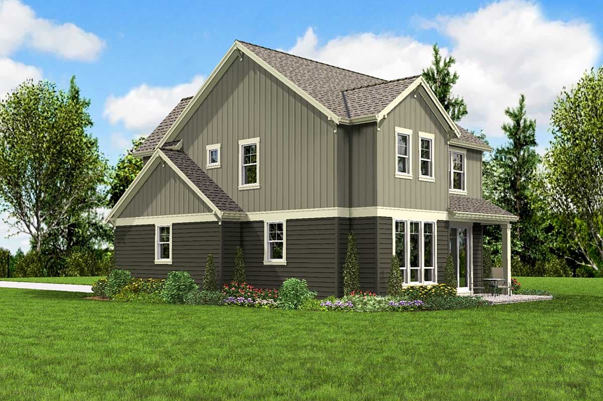 Plan 69522AM: Craftsman Cottage With Gabled Entry - 1635 Sq Ft - Image #9 - Craftsman, Northwest, Shingle