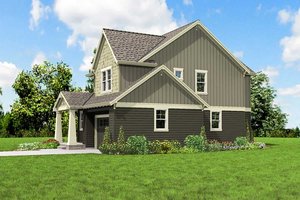 Plan 69522AM: Craftsman Cottage With Gabled Entry - 1635 Sq Ft - Image #11 - Craftsman, Northwest, Shingle