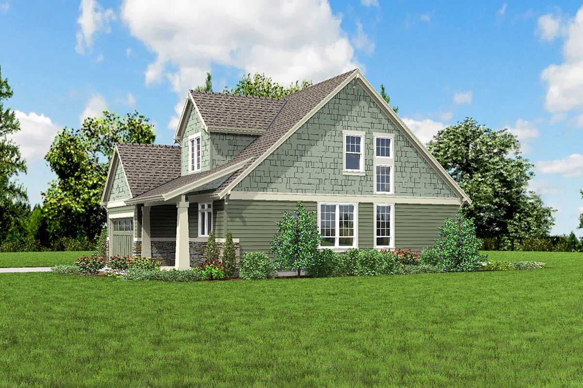 Plan 69526AM: Compact Northwest Home Plan - 1986 Sq FT - Image #11 - Cottage, Craftsman, Northwest, Shingle