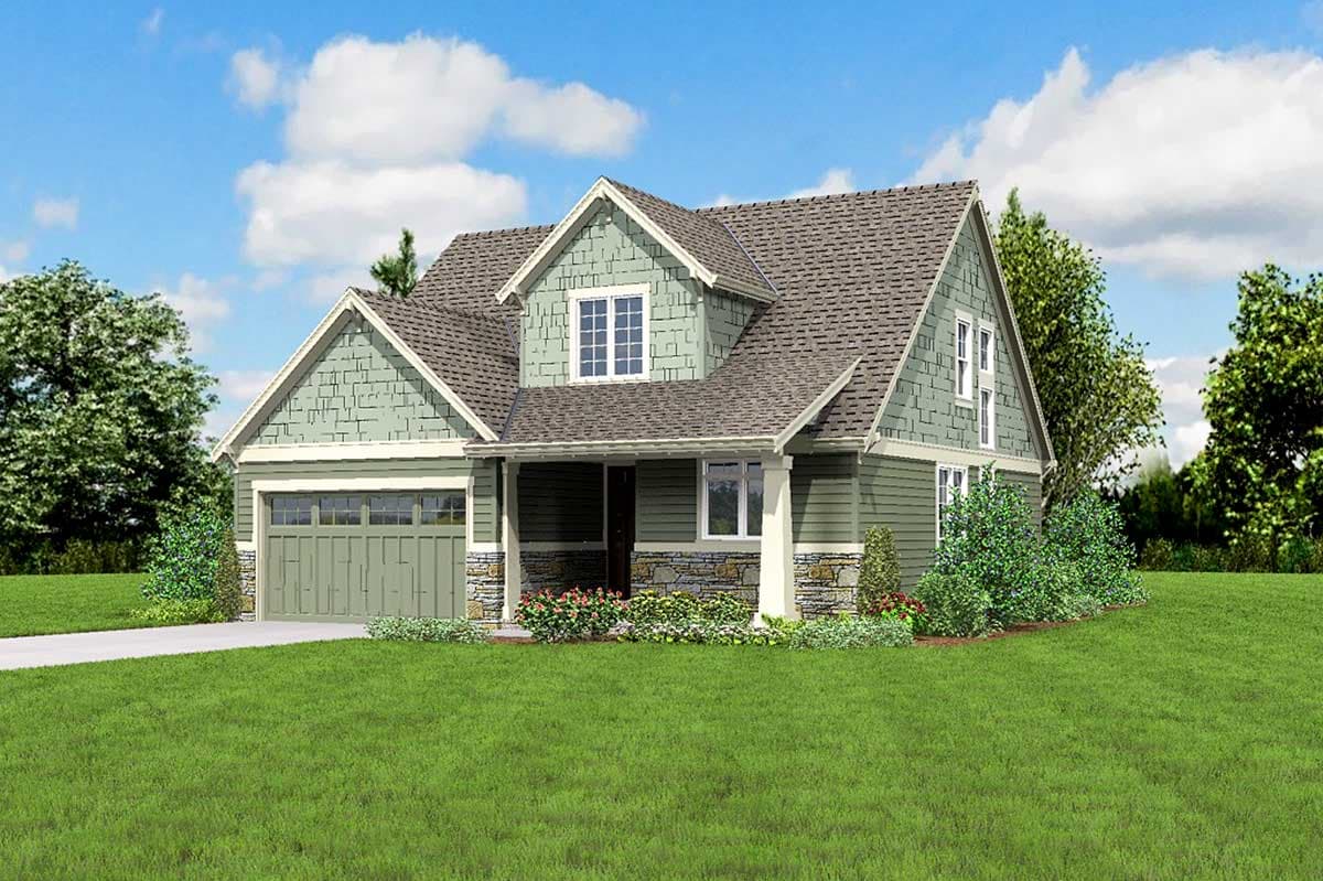 Plan 69526AM: Compact Northwest Home Plan - 1986 Sq FT - Image #12 - Cottage, Craftsman, Northwest, Shingle